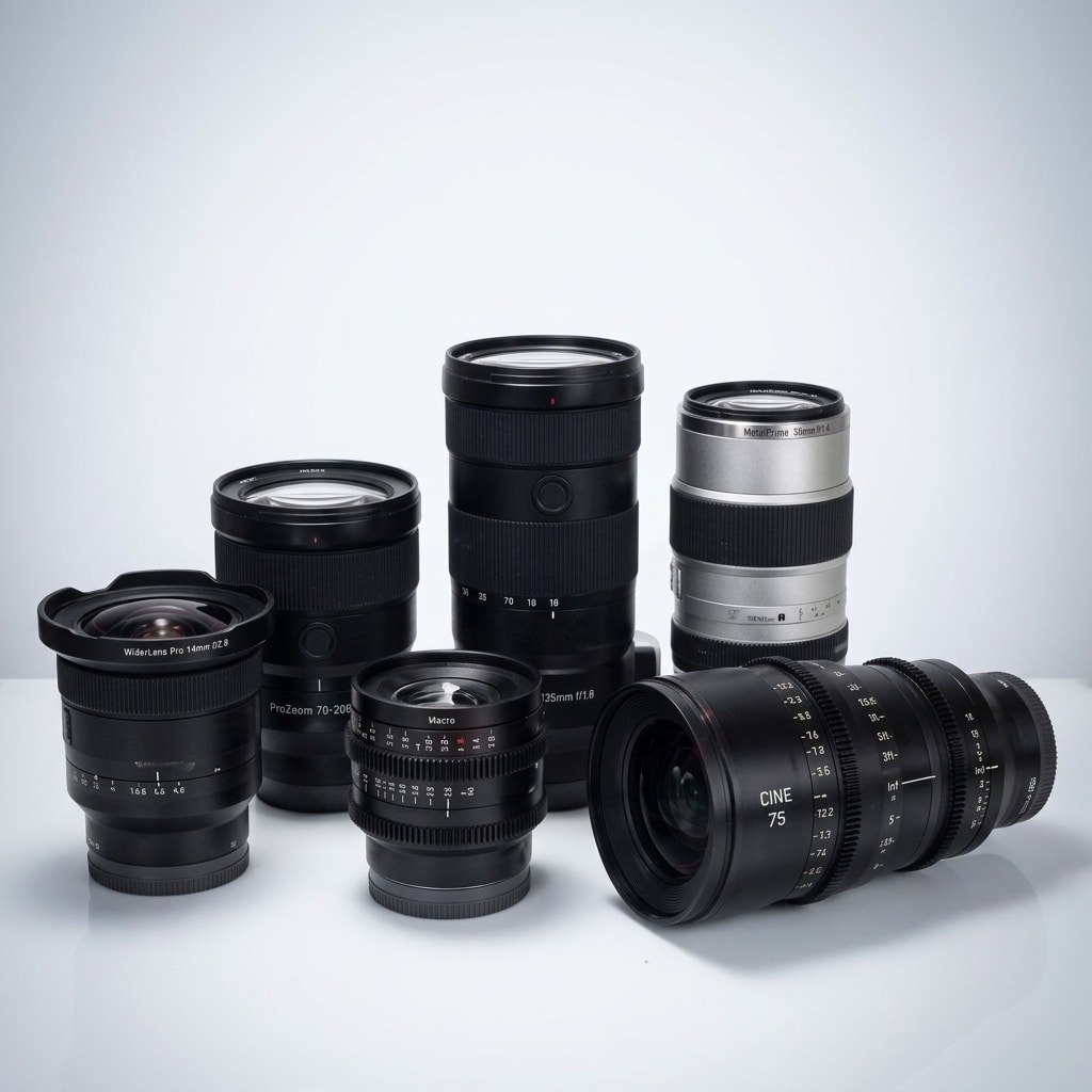 Objektiv-Paket für Sony A74r, FX3, FX6, FS7